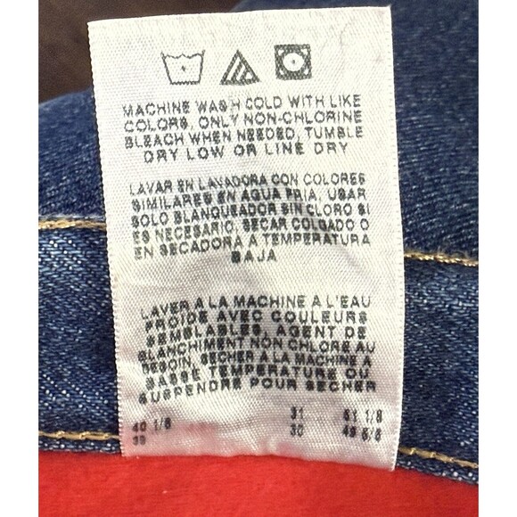 Wrangler Jeans Mens 38x30 Blue Jean Fleece‎ Lined Medium Wash Utility Work Pants - Picture 6 of 6